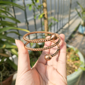 Vòng Đồng Xoắn Kép Nam/Nữ